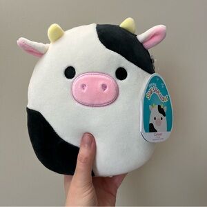 NWT Squishmallows Connor Cow 7.5” Squishmallow